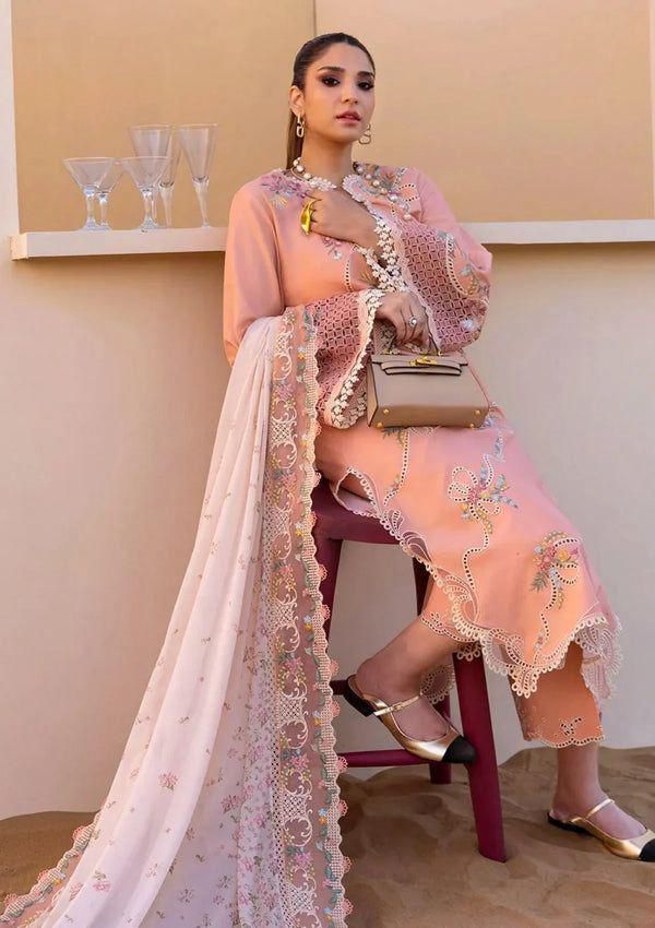 Zarqaaa Crimson 5145 Airjet Dhanak Embroidered Winter Suit - Image 4