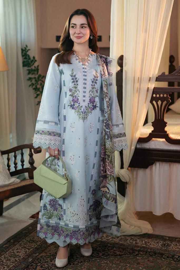 Zarqaaa Qalamqar 1103 Luxury Lawn Suit - Image 2