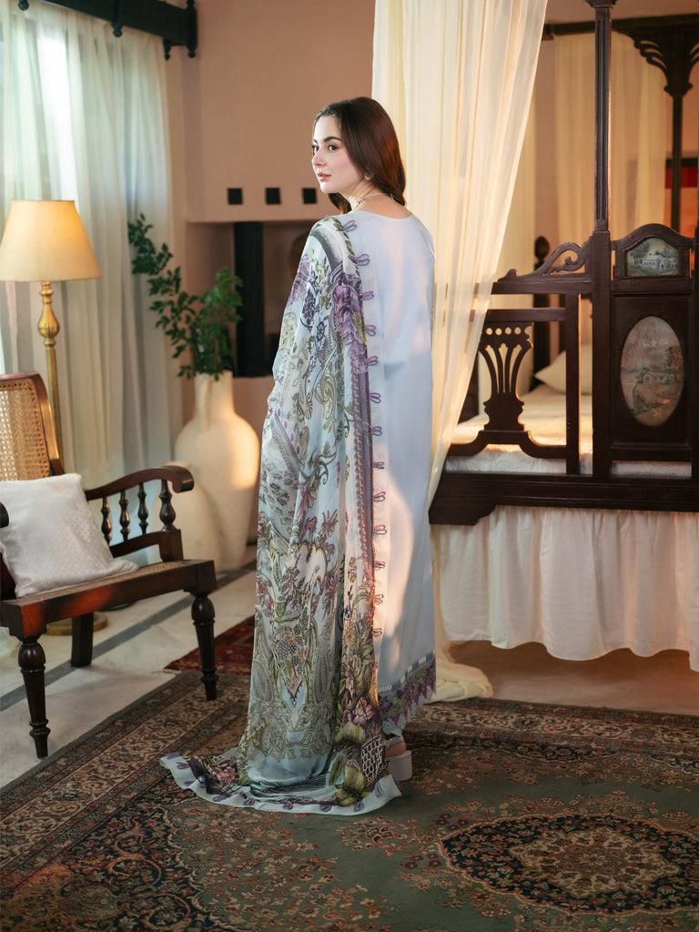 Zarqaaa Qalamqar 1103 Luxury Lawn Suit - Image 3