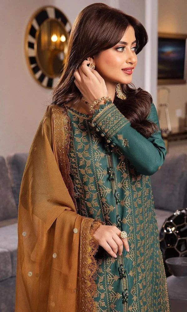 Zarqaaa Asim Jofa 4176 Luxury Lawn Suit - Image 3
