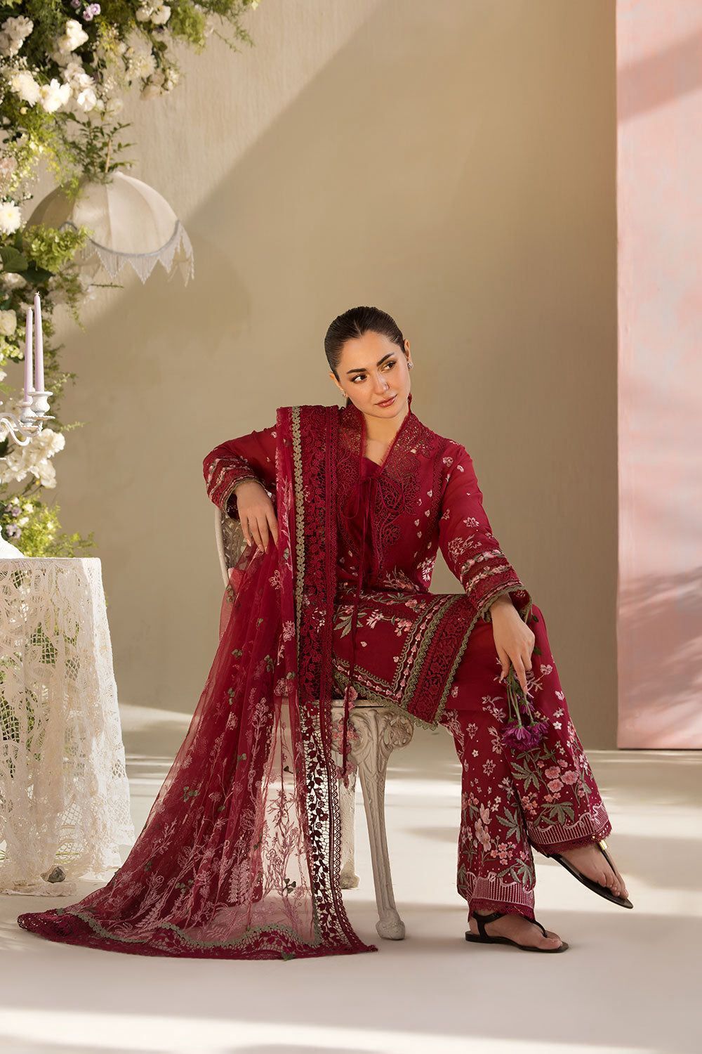 Zarqaaa Sobia Nazir 1137 Luxury Lawn Suit - Image 3