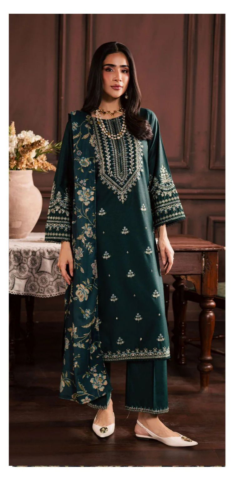 Batik 4038 Lawn Suit with heavy multi-head embroidery for Eid 2026 in Pakistan